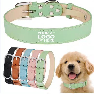 PU Leather Dog Collar